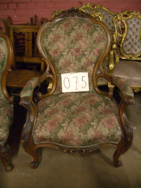 Victorian Open Arm Chair/18050101075