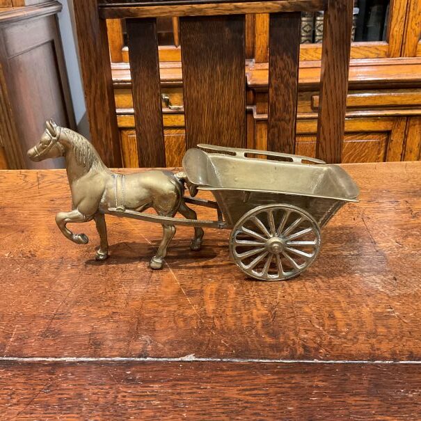 Brass Horse With Cart/26046410049