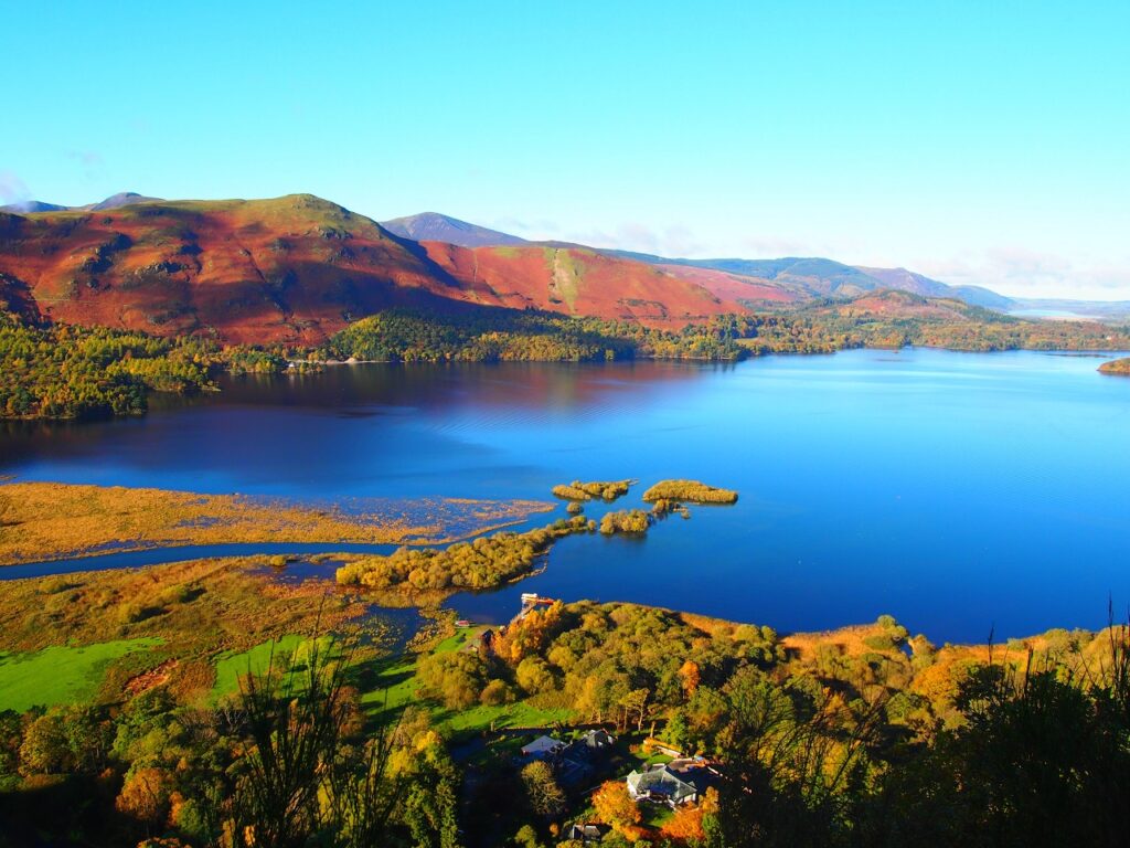 イギリス湖水地方の景色