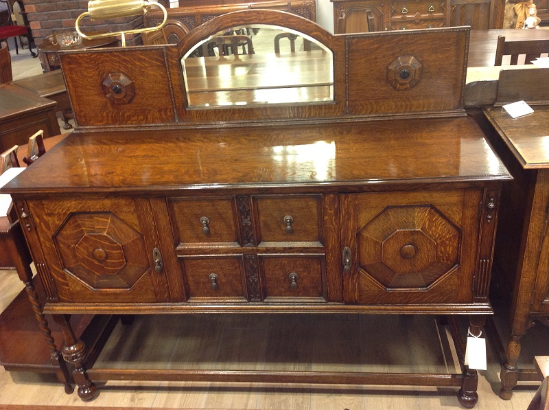 アンティークサイドボード ミラーバックサイドボード