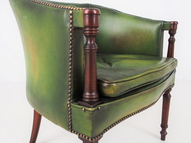 antiqueofficechair leatherchair antiquechair tubchair アンティークチェア　レザーチェア　イギリスアンティークチェア　英国アンティークチェア　タブチェア