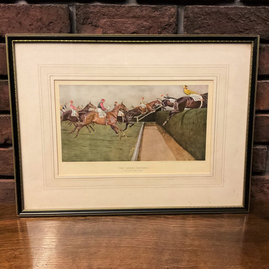 額絵(The Grand National -First Open Ditch -by Cecil Aldin)/21120310119B