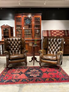 英国から到着したかっこいいレザーチェア