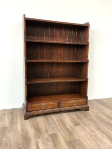 オークのアンティーク本棚