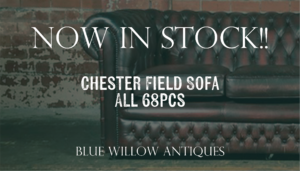 イギリスアンティークのチェスターフィールドソファ画像　British antique Chesterfield sofa